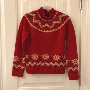 Hand knit sweater